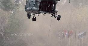 Unleashing Fearlessness from Above: NSG Commandos Execute Daring Heliborne Slithering Operation