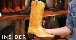How $3,000 Custom Cowboy Boots Are Made | Master Craft | Insider Art