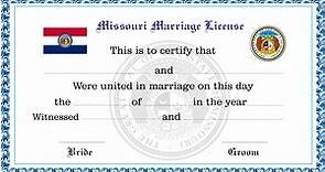 Missouri Marriage License | License Lookup