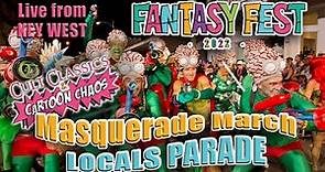 Fantasy Fest - MASQUERADE MARCH - Key West 2022 'Locals Parade' LIVE