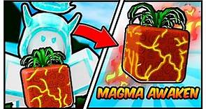 Magma Fruit Has The BEST Awakening... (Roblox Bloxfruit)