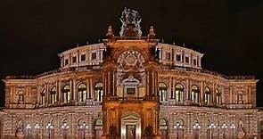 Semperoper. Opera House in Dresden, Germany.