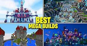 5 BEST Minecraft MEGA BUILDS Ever Built! (BEST Mega Bases)