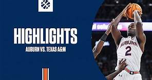 Auburn Men's Basketball - Highlights vs Texas A&M