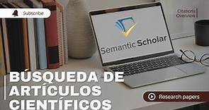 Semantic Scholar - Buscador académico mediante la inteligencia artificial