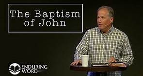 The Baptism of John: Matthew 3:13-17