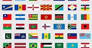 270  Countries, Regions and Territories: Flags - Flag Quiz Game - Seterra