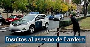 Insultos de los vecinos al detenido de Lardero durante su trasladado a los juzgados de Logroño