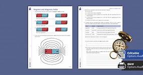 KS3 Magnetic Force and Magnetism Worksheet