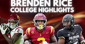 Brenden Rice Career Highlights || 2024 NFL Draft ||🔥