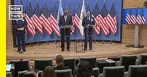 Defense Secretary Lloyd Austin Holds News Conference in Brussels