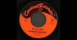 So In Love - Barbara Brown - 1965