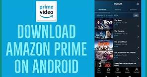 How to Download Amazon Prime Video App on Android?