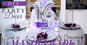 Sweet 16 Decoration Ideas | Masquerade Party Ideas