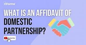 What is an Affidavit of Domestic Partnership?