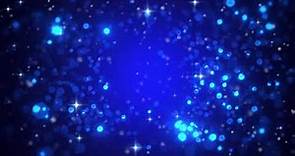 blue sparkle celebration glitter particles lights background video effects