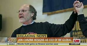 Jon Corzine resigns as MF Global CEO