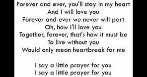 I Say A Little Prayer - Aretha Franklin (Lyrics)