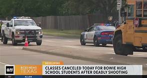 Bowie High School classes canceled after school shooting