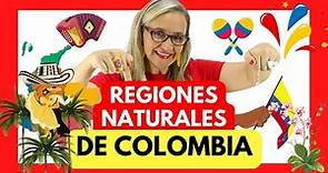 REGIONES NATURALES DE COLOMBIA / Orinoquía, Andina, Pacífica, Insular, Caribe y Amazonía / SOCIALES
