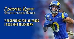 Cooper Kupp Every Target and Catch vs Arizona Cardinals | 2023 Week 6 | Fantasy Football Film