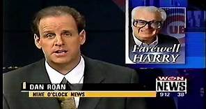 Harry Caray Death WGN News (2/18/98) 20 Years ago