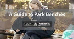 A Guide to Park Benches