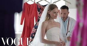 Kate Bosworth Sees Her Oscar de la Renta Wedding Dress for the Very First Time - Vogue Weddings