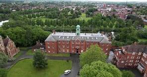 4K HD Shrewsbury Town Shropshire England aerial drone footage of Shrewsbury School #shrewsbury
