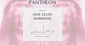 Jane Ellen Harrison Biography - British classical scholar, linguist and feminist (1850–1928)