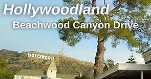 Beachwood Canyon HOLLYWOOD HILLS Drive 4K | Beautiful Old Hollywood Homes | Relaxing Jazz Soundtrack