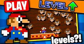 LEVEL UP Mario Levels BUT you can PLAY them?!