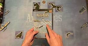 Axis & Allies - War at Sea Naval Miniatures introductory playthru