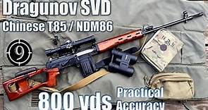 Dragunov SVD (Chinese Type 85/NDM86) to 800yds: Practical Accuracy