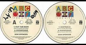 Don Spencer: Out The Back, Boomerang/Australia, Didgeridoo (1989) (Vinyl) (ABC Records) (Very Rare!)