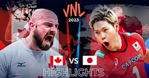 JAPAN vs CANADA | Highlights | Men's VNL 2023
