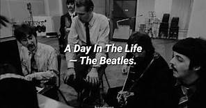 A Day In The Life - The Beatles (subtitulada al español/lyrics) (cover)
