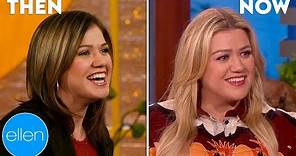 Then and Now: Kelly Clarkson's First & Last Appearances on The Ellen Show
