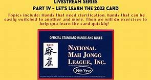 Mastering Mahj Jongg | Let's Learn the 2023 Card