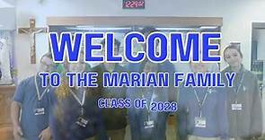 Welcome to Marian Class of 2028