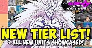 New ASTD Tier List & All New Unit Showcases! Best Unit in All Star Tower Defense?