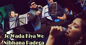Jo Waada Kiya Wo Nibhana Padega | Gul Saxena & Moh. Salamat | Live | Mohd Rafi & Lata Mangeshkar