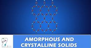 AMORPHOUS AND CRYSTALLINE SOLIDS