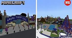 Minecraft Theme Park | Roller Coasters, Rides & More! | Amusement Park Series | Full Build Tour
