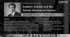 Ardeshir Zahedi And The Zahedi Archives At Hoover