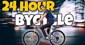 24 HOUR on my BYCYCLE challenge 😰 || Deepanshu mishra || #challenge #24houronmybycycle