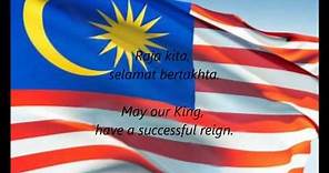 Malaysian National Anthem - "Negaraku" (MS/EN)