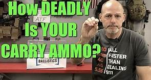 3 BEST 9mm AMMO (hollow points) for SELF DEFENSE. Glock 9mm vs Pig!