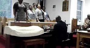 Pastor Keith Walker & Mt. Zion Baptist Church Choir Garten W.V. singing You Can Make It
