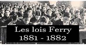 CAP Histoire Géographie : Les lois Ferry 1881 - 1882 l'école devient gratuite, obligatoire et laïque